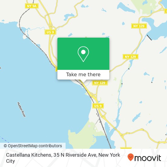 Mapa de Castellana Kitchens, 35 N Riverside Ave