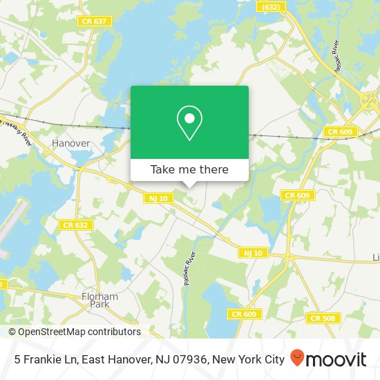 5 Frankie Ln, East Hanover, NJ 07936 map