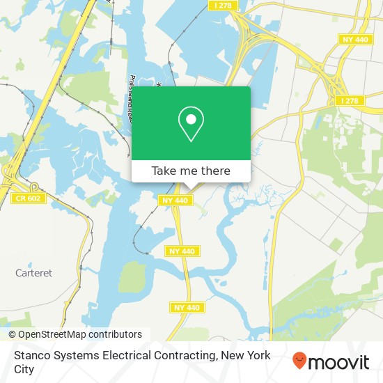 Mapa de Stanco Systems Electrical Contracting