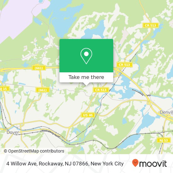 4 Willow Ave, Rockaway, NJ 07866 map