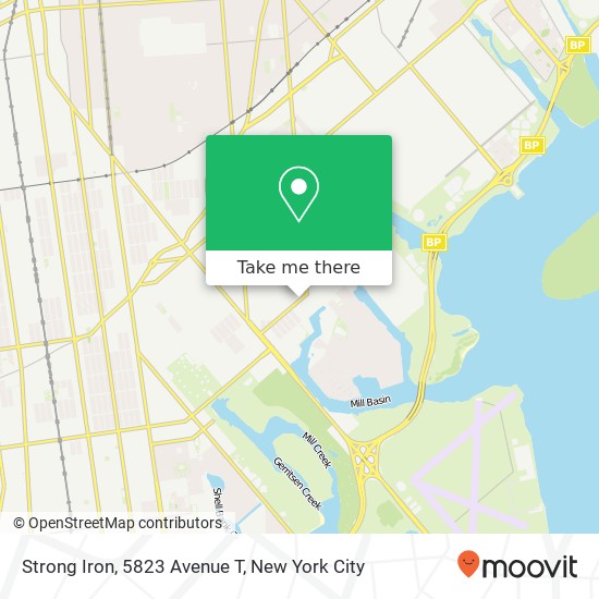 Mapa de Strong Iron, 5823 Avenue T