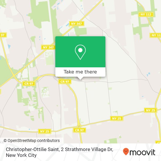 Christopher-Ottilie Saint, 2 Strathmore Village Dr map