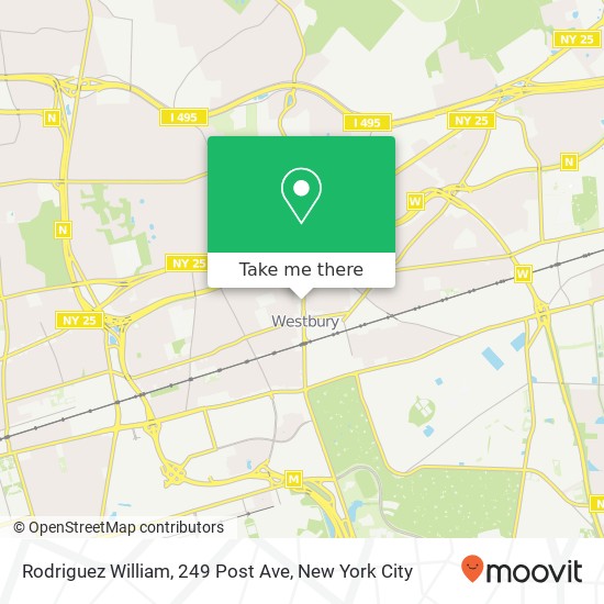 Mapa de Rodriguez William, 249 Post Ave
