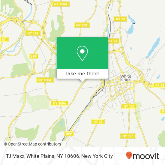 TJ Maxx, White Plains, NY 10606 map