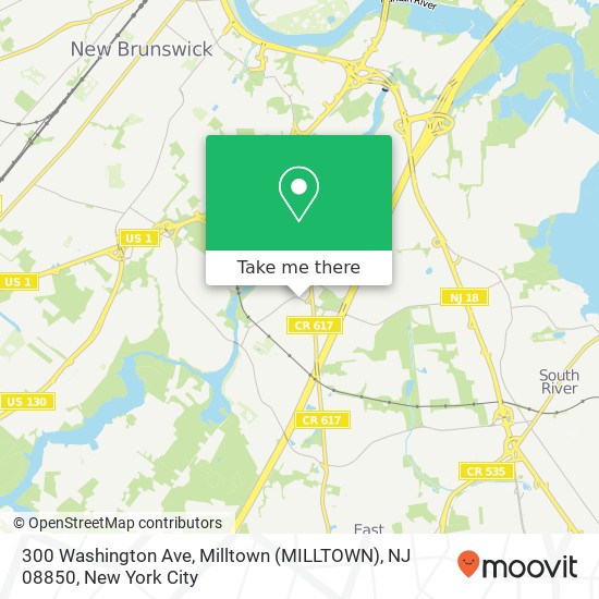 300 Washington Ave, Milltown (MILLTOWN), NJ 08850 map