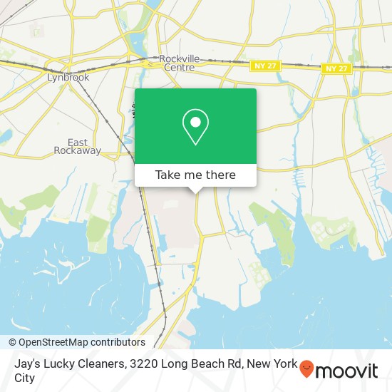 Jay's Lucky Cleaners, 3220 Long Beach Rd map