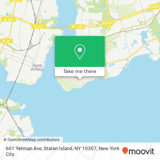 601 Yetman Ave, Staten Island, NY 10307 map
