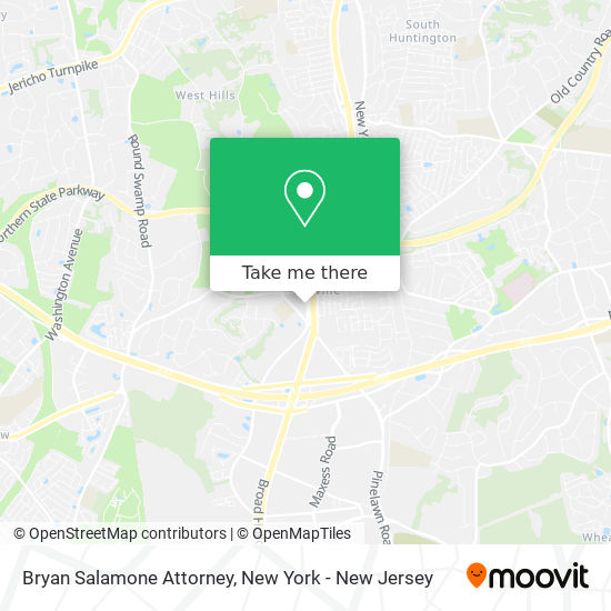 Bryan Salamone Attorney map
