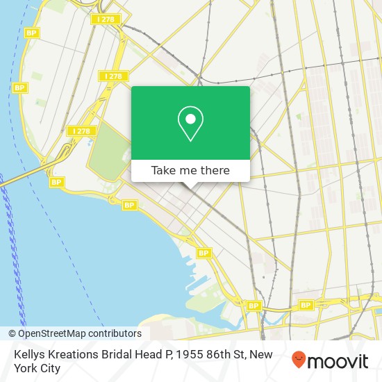 Kellys Kreations Bridal Head P, 1955 86th St map