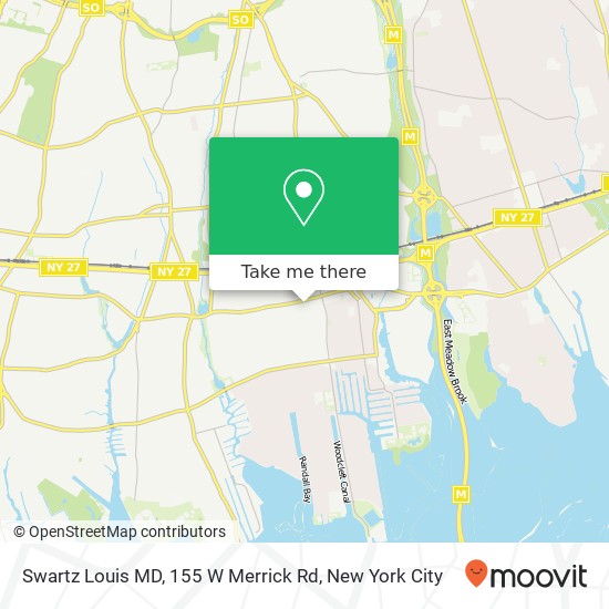 Swartz Louis MD, 155 W Merrick Rd map