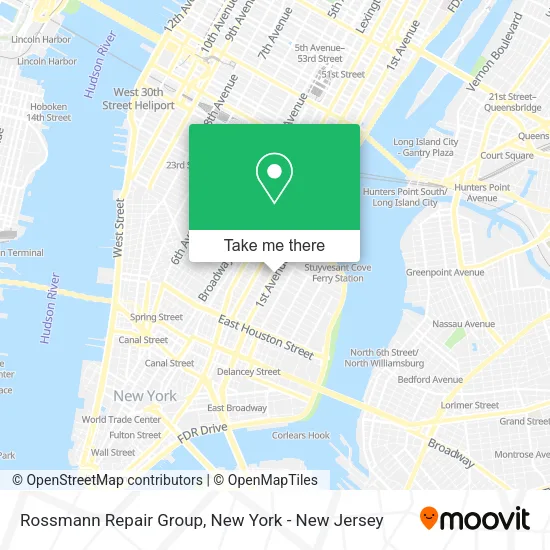 Rossmann Repair Group map
