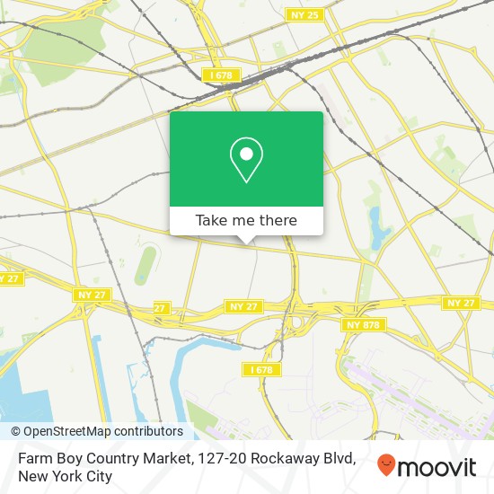 Mapa de Farm Boy Country Market, 127-20 Rockaway Blvd
