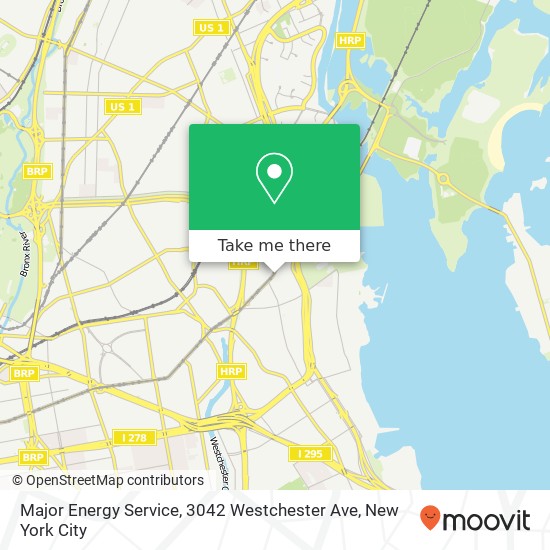 Major Energy Service, 3042 Westchester Ave map