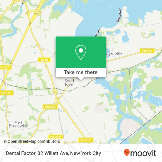 Dental Factor, 82 Willett Ave map