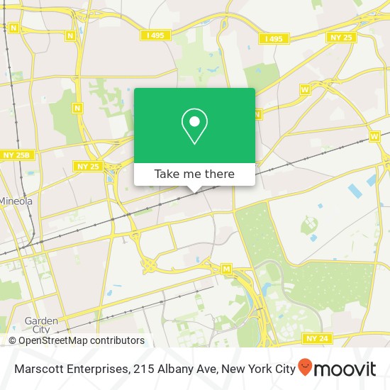 Marscott Enterprises, 215 Albany Ave map
