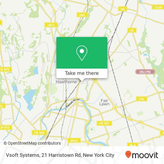 Mapa de Vsoft Systems, 21 Harristown Rd
