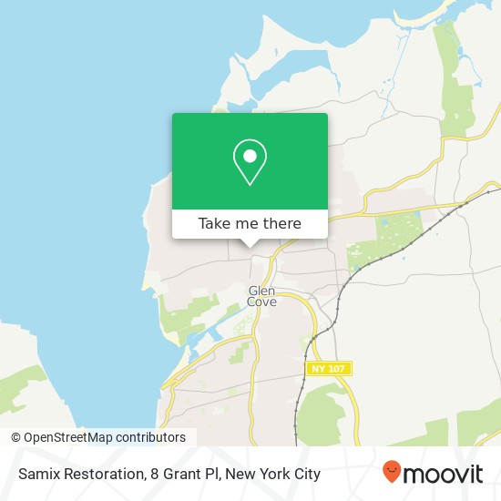 Mapa de Samix Restoration, 8 Grant Pl