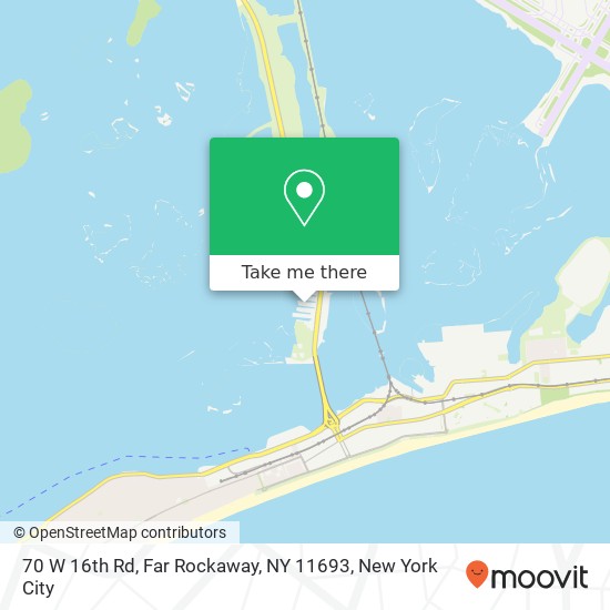 70 W 16th Rd, Far Rockaway, NY 11693 map