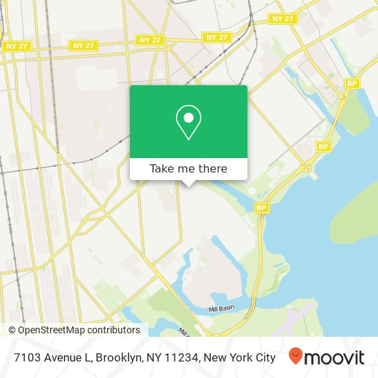 7103 Avenue L, Brooklyn, NY 11234 map