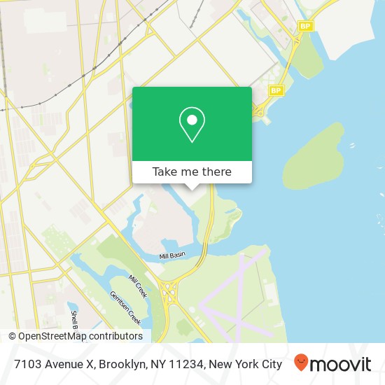 7103 Avenue X, Brooklyn, NY 11234 map