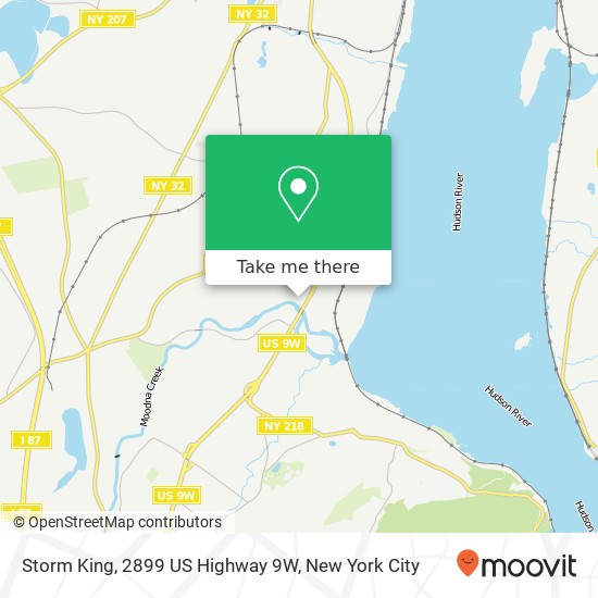 Storm King, 2899 US Highway 9W map
