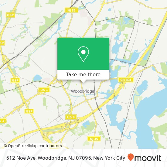 512 Noe Ave, Woodbridge, NJ 07095 map