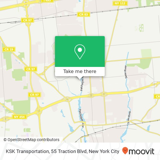 Mapa de KSK Transportation, 55 Traction Blvd