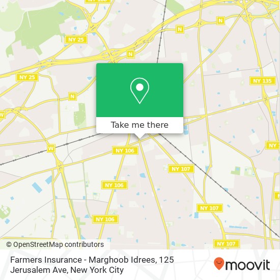 Farmers Insurance - Marghoob Idrees, 125 Jerusalem Ave map