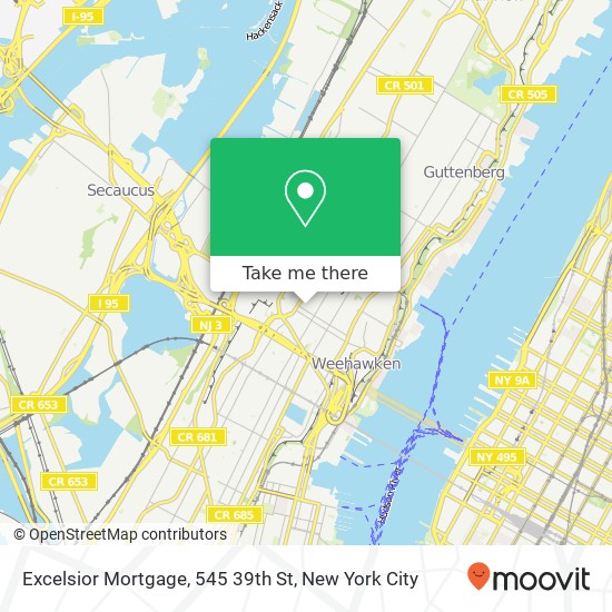 Mapa de Excelsior Mortgage, 545 39th St