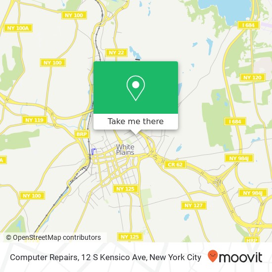 Computer Repairs, 12 S Kensico Ave map