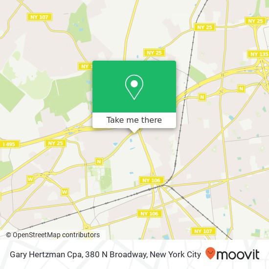 Gary Hertzman Cpa, 380 N Broadway map