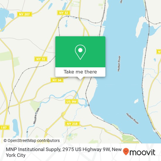 Mapa de MNP Institutional Supply, 2975 US Highway 9W