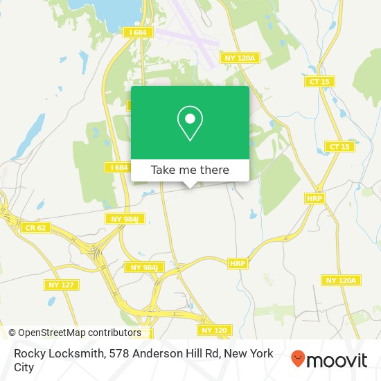 Mapa de Rocky Locksmith, 578 Anderson Hill Rd