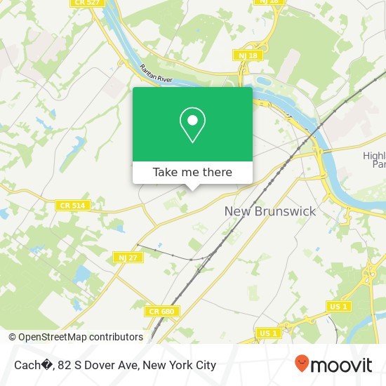 Cach�, 82 S Dover Ave map