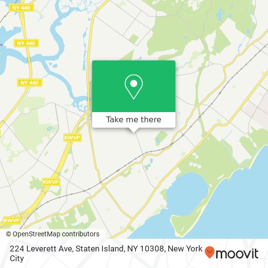 224 Leverett Ave, Staten Island, NY 10308 map