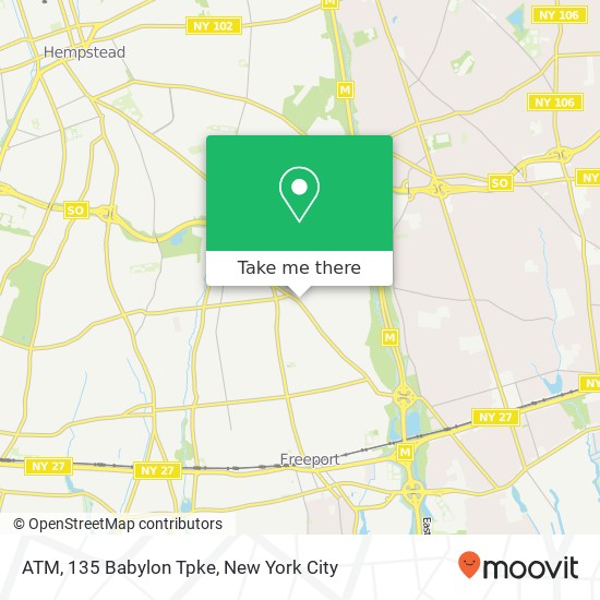Mapa de ATM, 135 Babylon Tpke