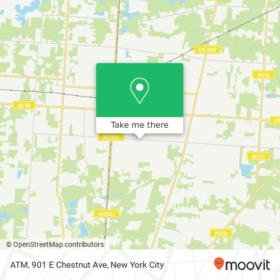Mapa de ATM, 901 E Chestnut Ave