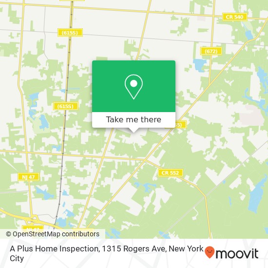 A Plus Home Inspection, 1315 Rogers Ave map