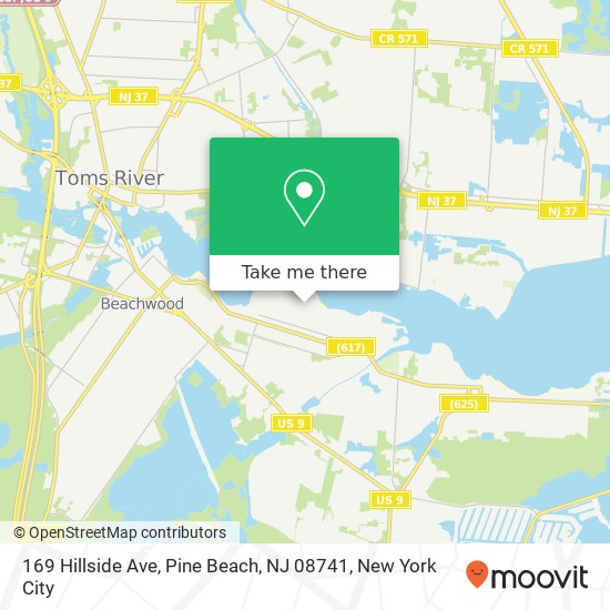 169 Hillside Ave, Pine Beach, NJ 08741 map