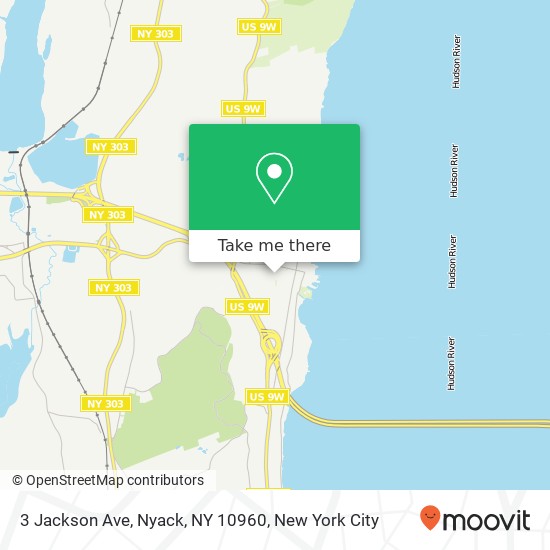 3 Jackson Ave, Nyack, NY 10960 map