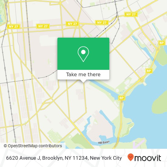 6620 Avenue J, Brooklyn, NY 11234 map