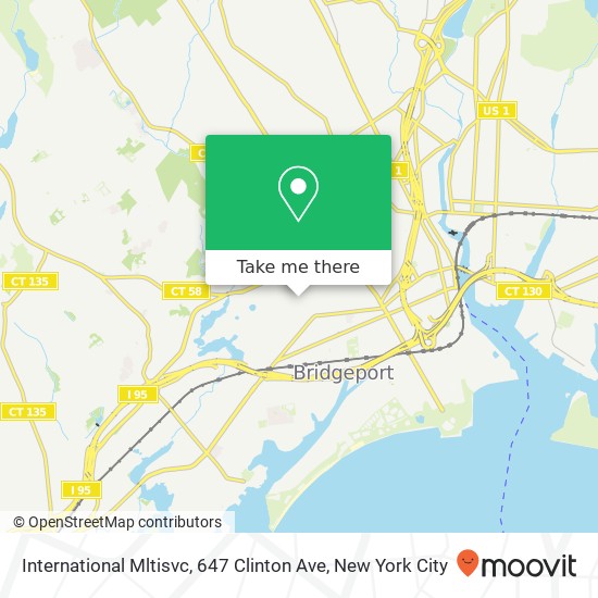 Mapa de International Mltisvc, 647 Clinton Ave