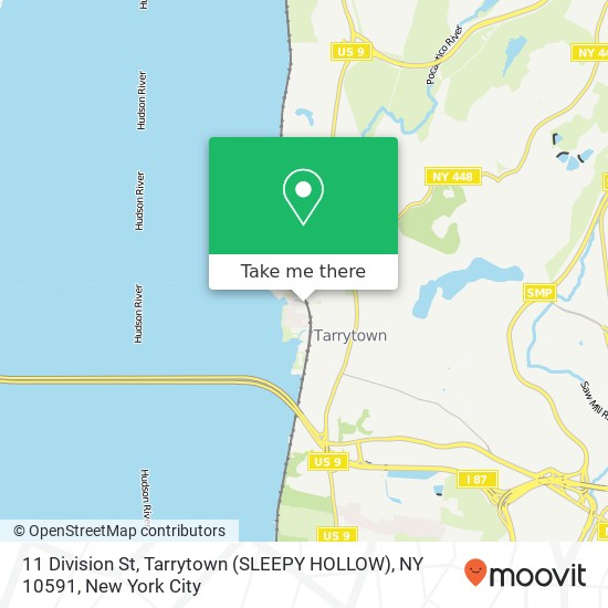 11 Division St, Tarrytown (SLEEPY HOLLOW), NY 10591 map