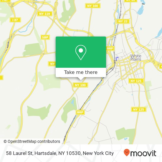 58 Laurel St, Hartsdale, NY 10530 map