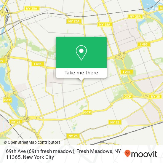 69th Ave (69th fresh meadow), Fresh Meadows, NY 11365 map