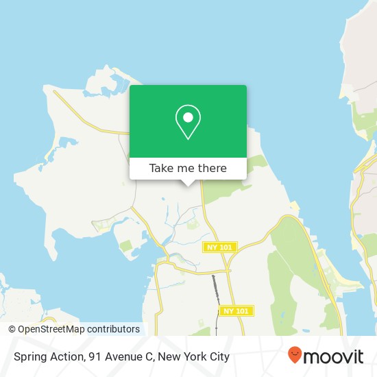Mapa de Spring Action, 91 Avenue C