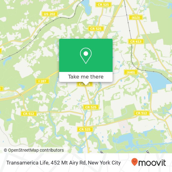 Transamerica Life, 452 Mt Airy Rd map