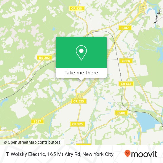 T. Wolsky Electric, 165 Mt Airy Rd map