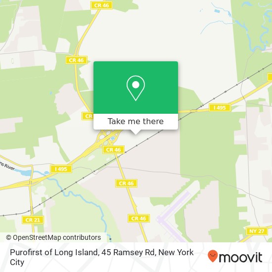 Purofirst of Long Island, 45 Ramsey Rd map