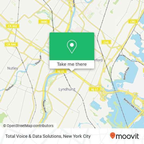 Total Voice & Data Solutions map